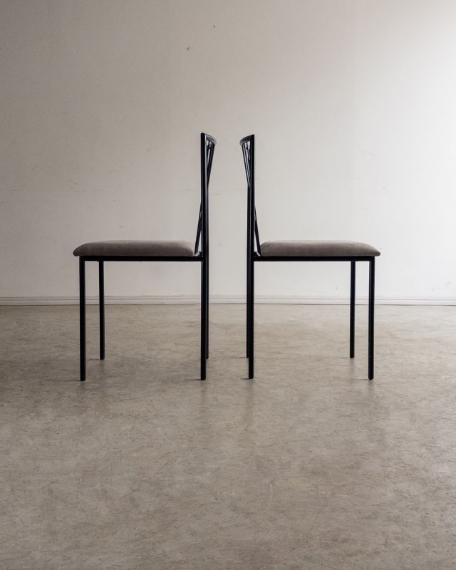 Conjunto de Dez Cadeiras em Ferro Tubular