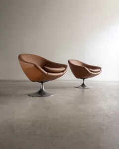 Par de Poltronas Giratórias