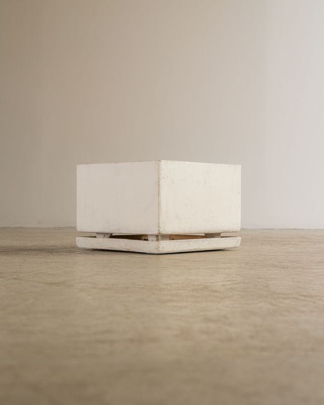 Vaso Quadrado com Prato (Selado)