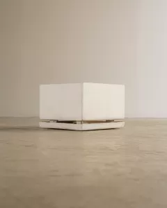 Vaso Quadrado com Prato (Selado)