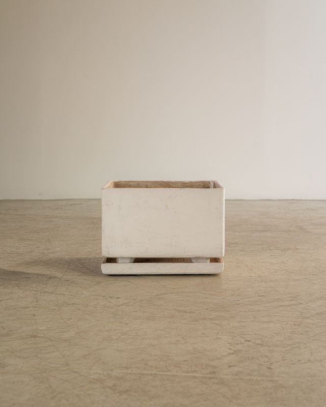 Vaso Quadrado com Prato (Selado)