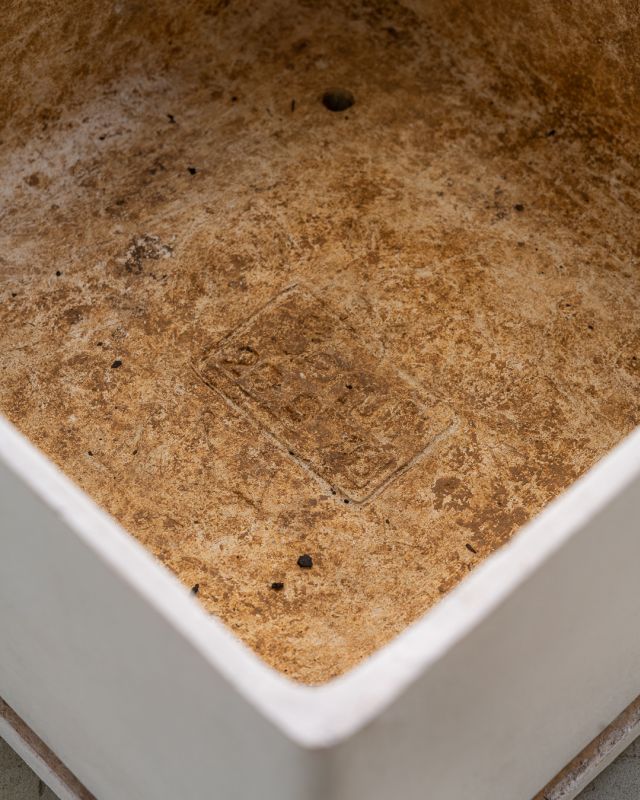Vaso Quadrado com Prato (Selado)