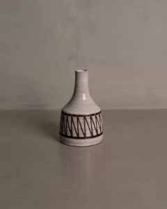 Vaso Em Cerâmica Pintado A Mao